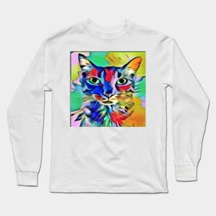 PamaJack Funky Cat Long Sleeve T-Shirt